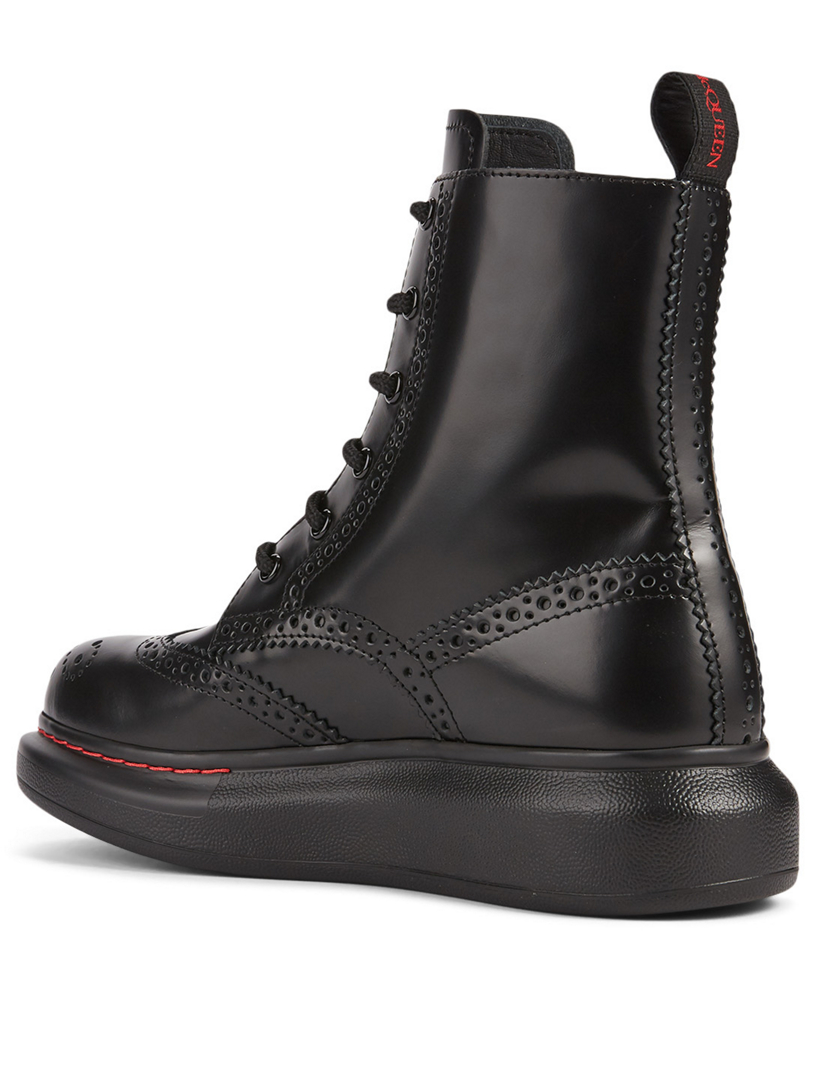 alexander mcqueen combat boots