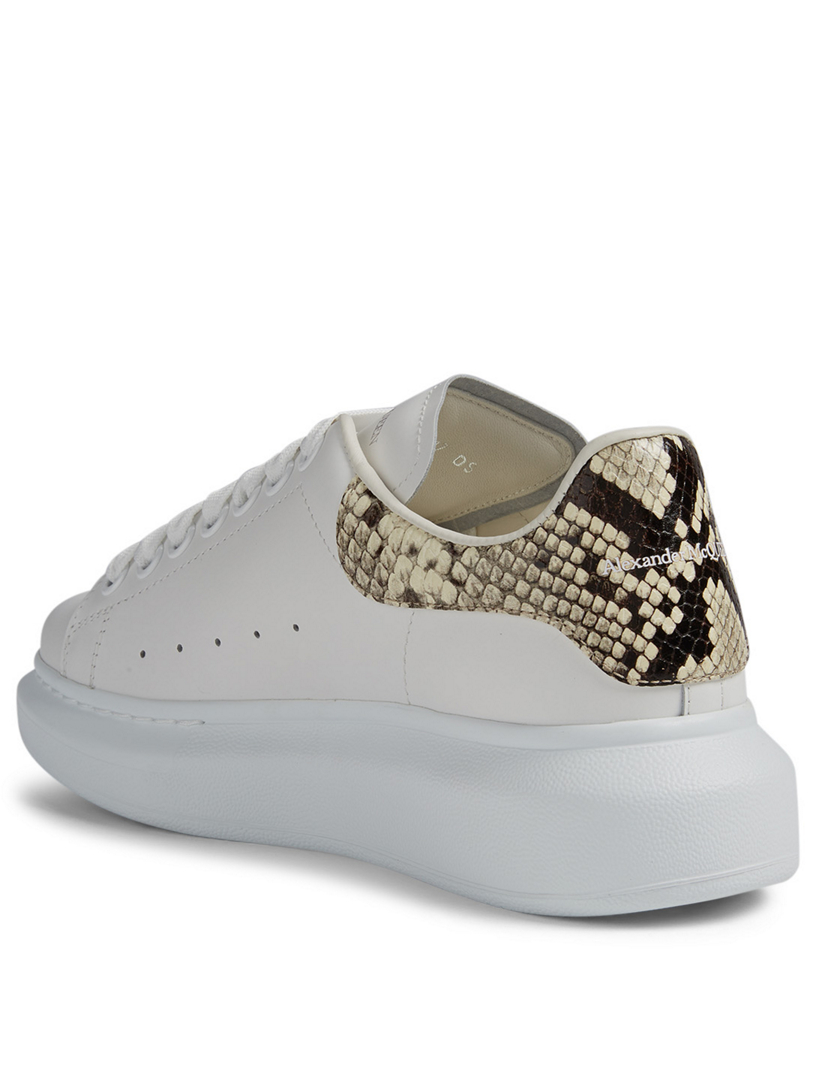 alexander mcqueen snake sneakers