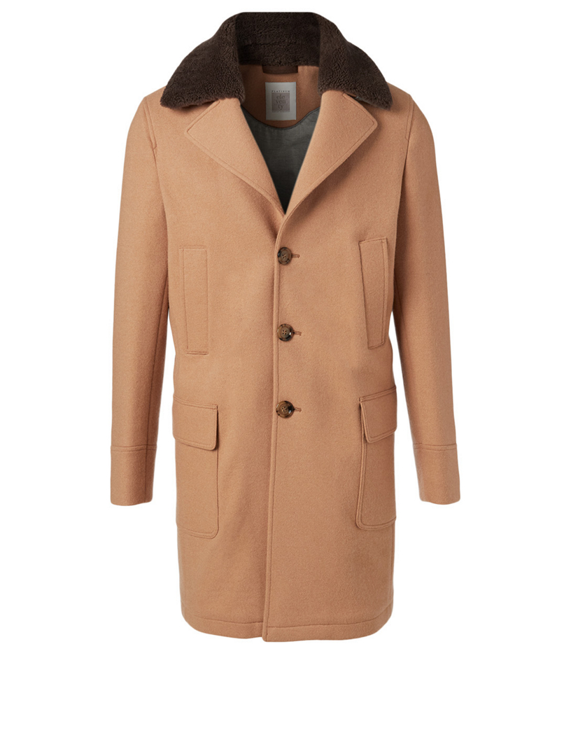 holt renfrew shearling coat