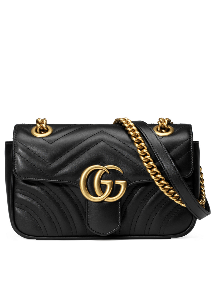 gucci black bag with chain