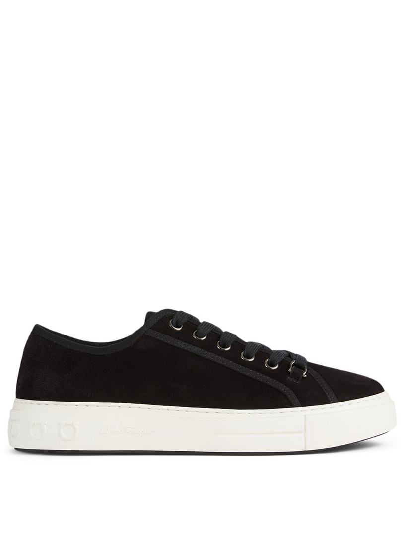 SALVATORE FERRAGAMO Anson Suede Sneakers | Holt Renfrew