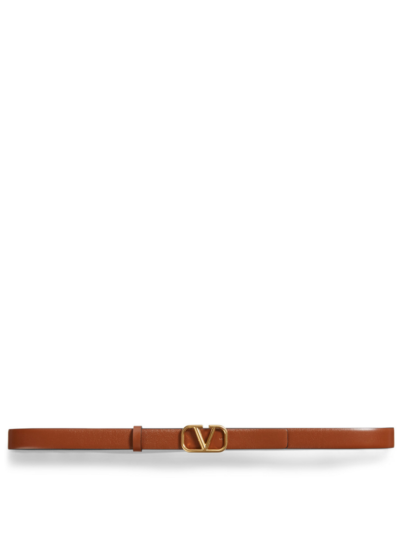 valentino garavani vlogo reversible leather belt