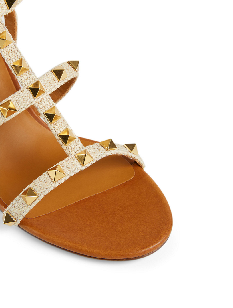 valentino garavani rockstud caged sandals