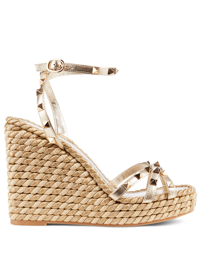 valentino torchon espadrille wedge