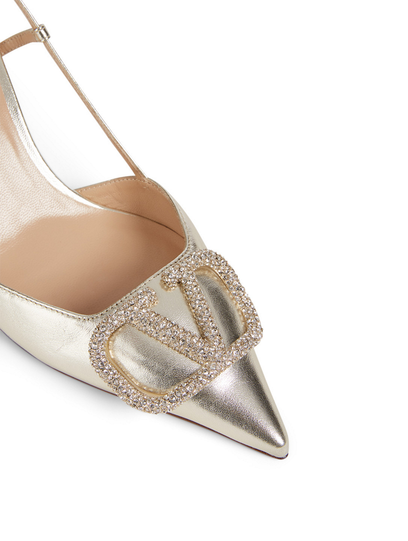 valentino crystal shoes