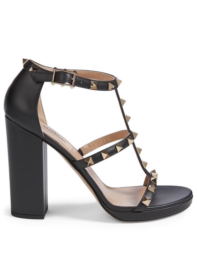 rockstud platform sandal