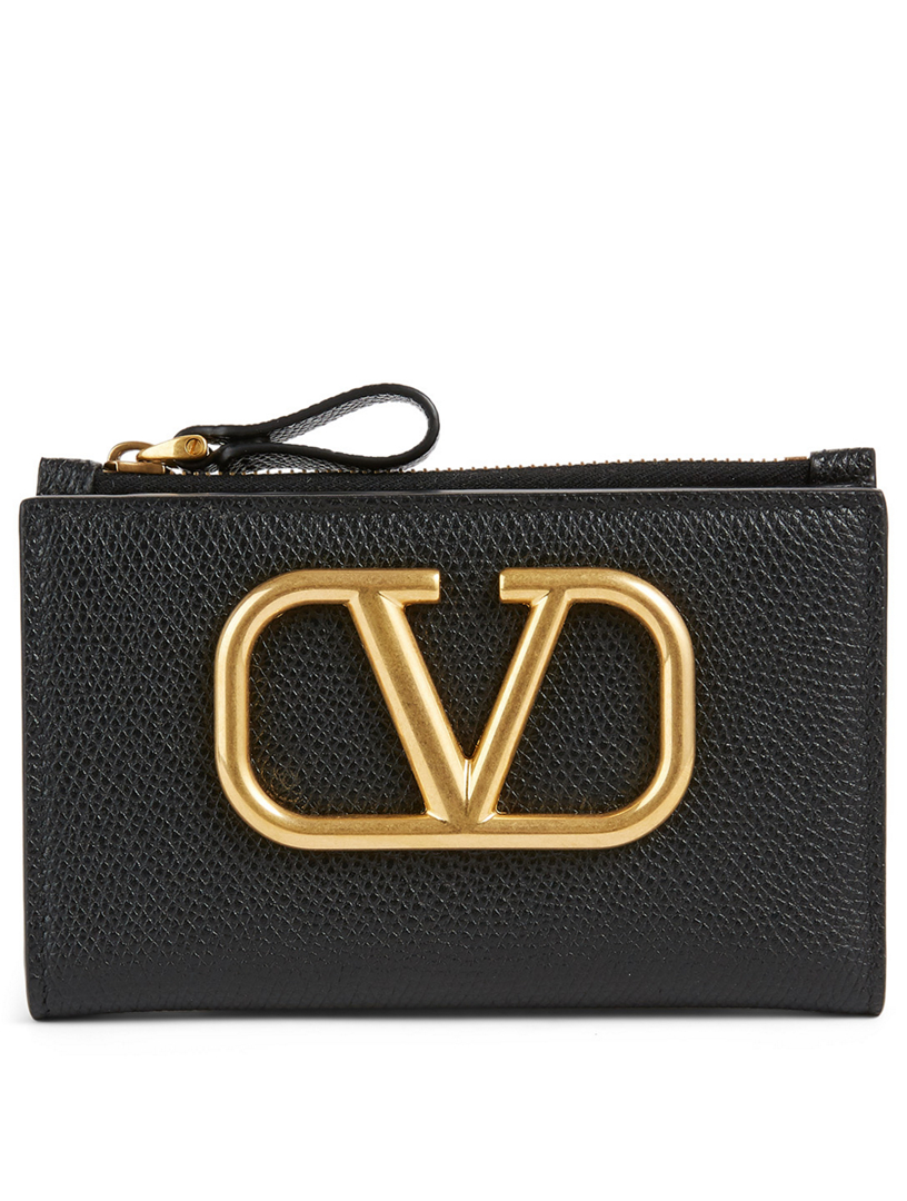 VALENTINO GARAVANI VLOGO Leather Zip Card Holder Holt Renfrew Canada