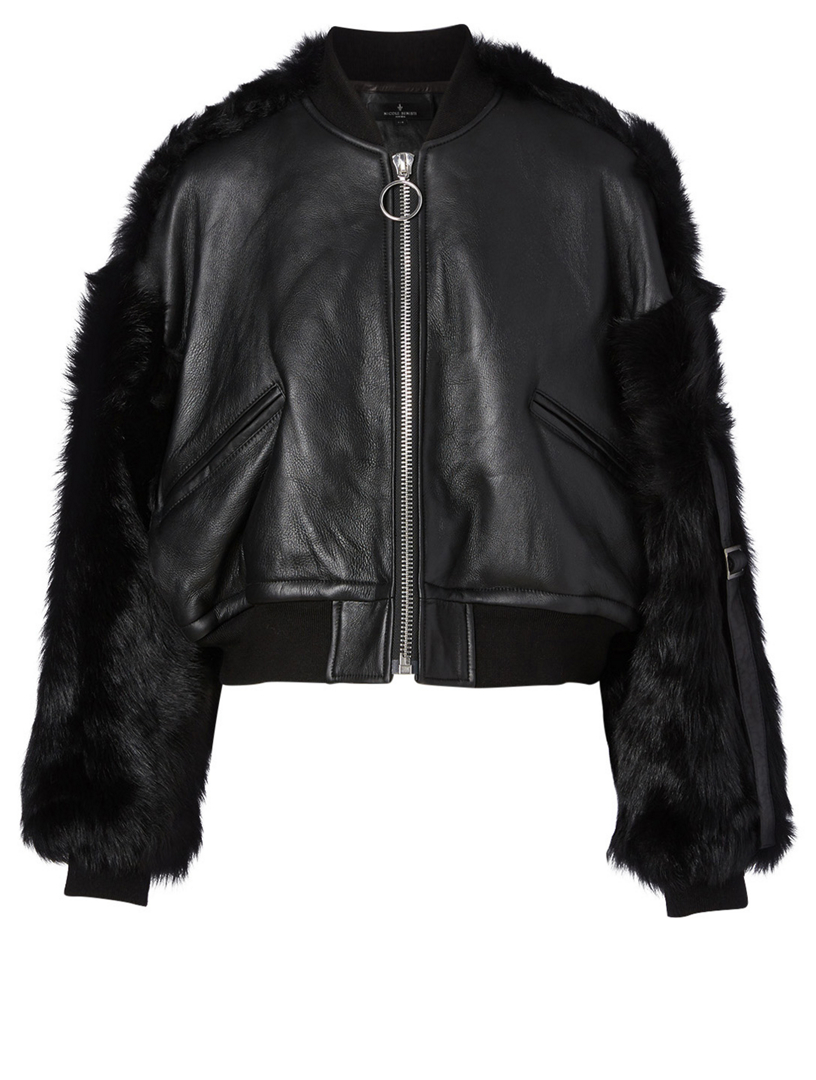 nicole benisti shearling jacket