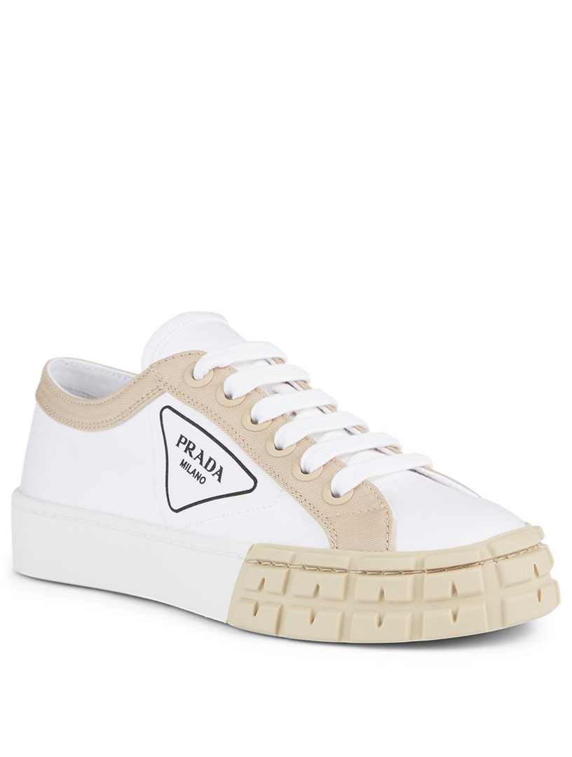 prada gabardine canvas sneaker