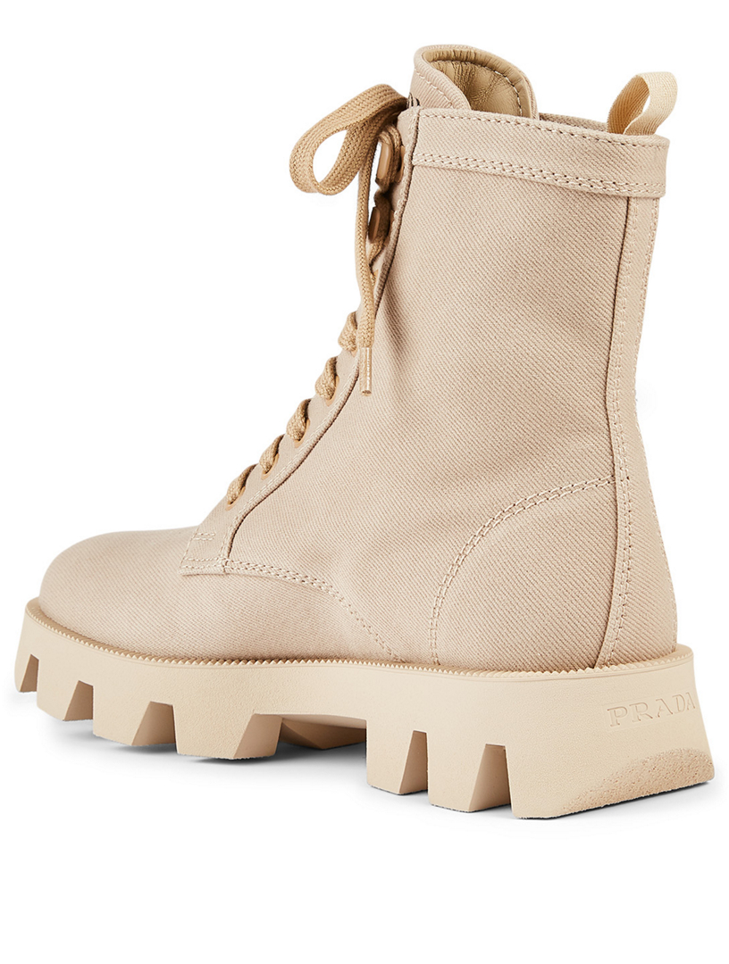 PRADA Canvas Combat Boots | Holt Renfrew Canada