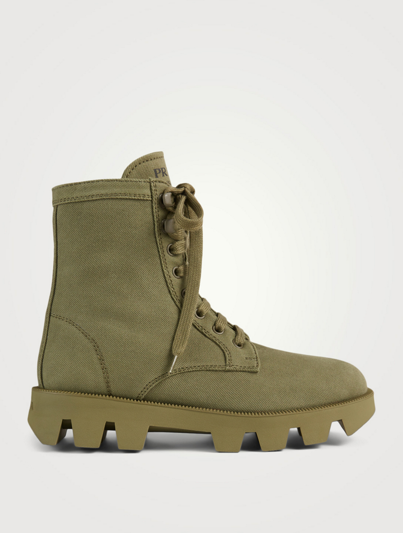 prada combat boots women's