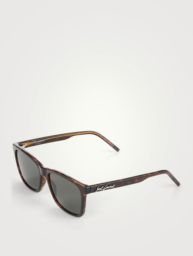 SAINT LAURENT SL 318 Square Signature Sunglasses | Holt Renfrew