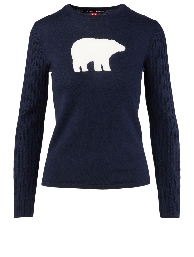 perfect moment bear sweater