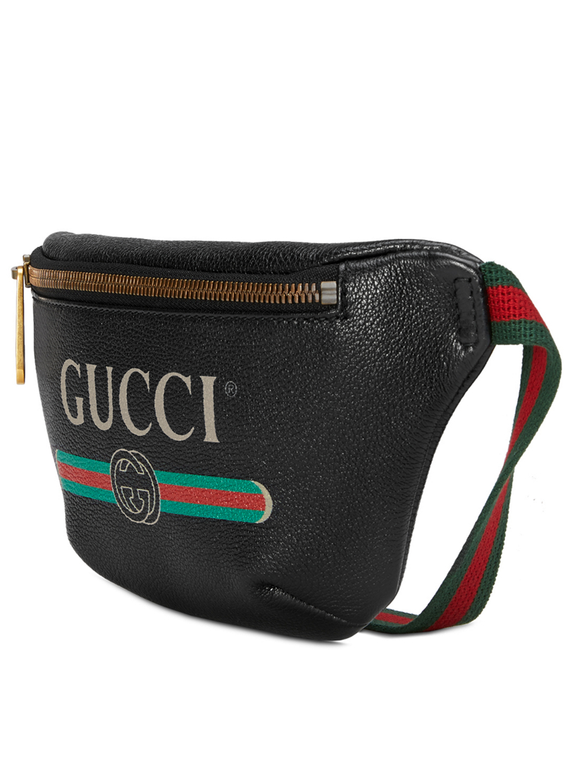 GUCCI Small Leather Belt Bag With Logo Print | Holt Renfrew Canada