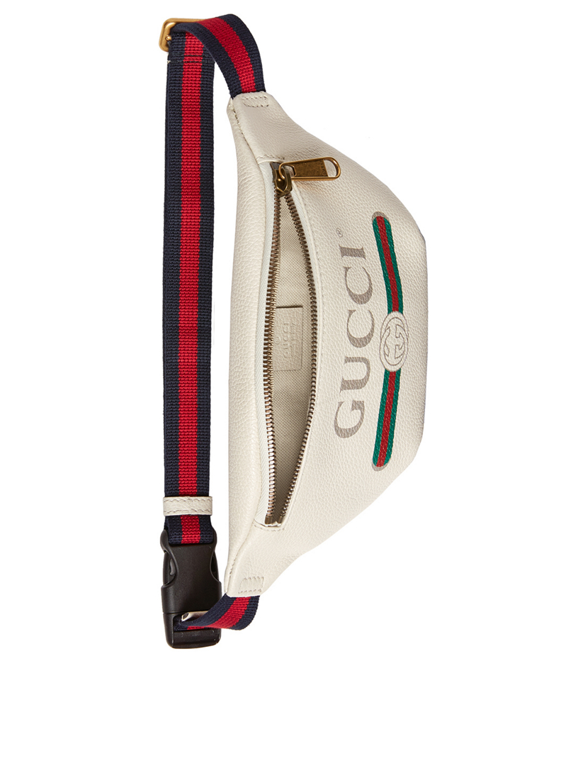 GUCCI Small Leather Belt Bag With Logo Print | Holt Renfrew Canada