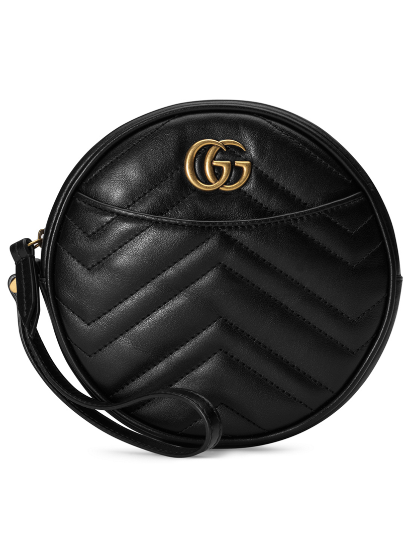 gucci marmont velvet bucket bag
