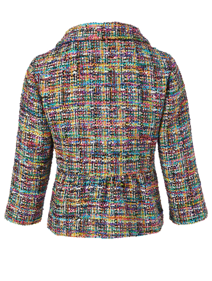 ETRO Tweed Cropped Blazer Holt Renfrew Canada
