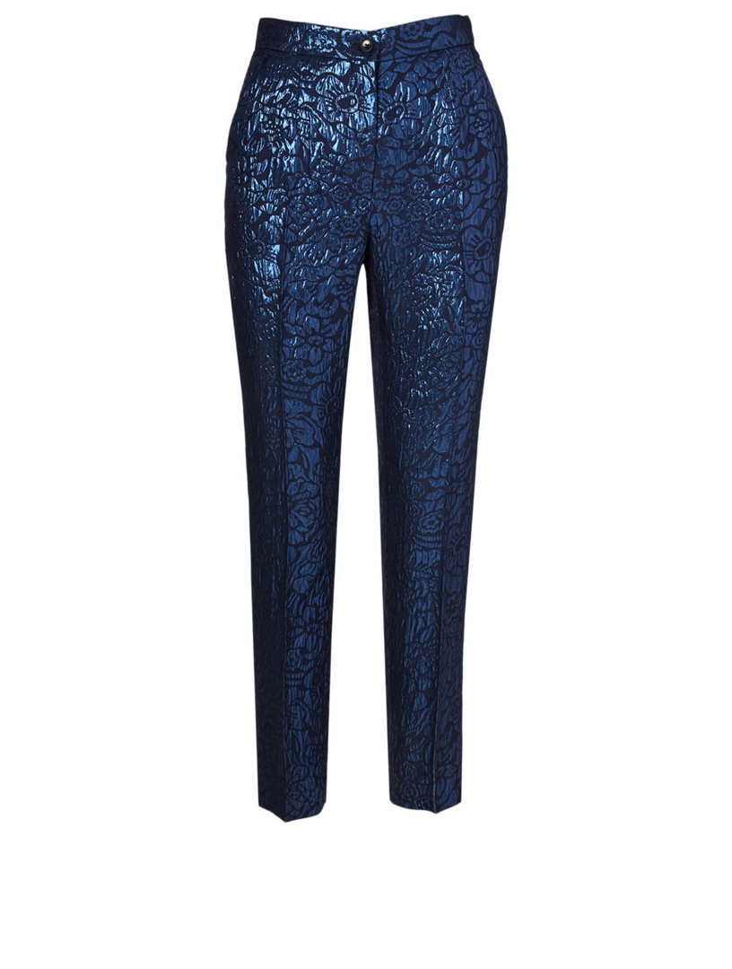 ETRO SilkBlend Jacquard Pants Holt Renfrew