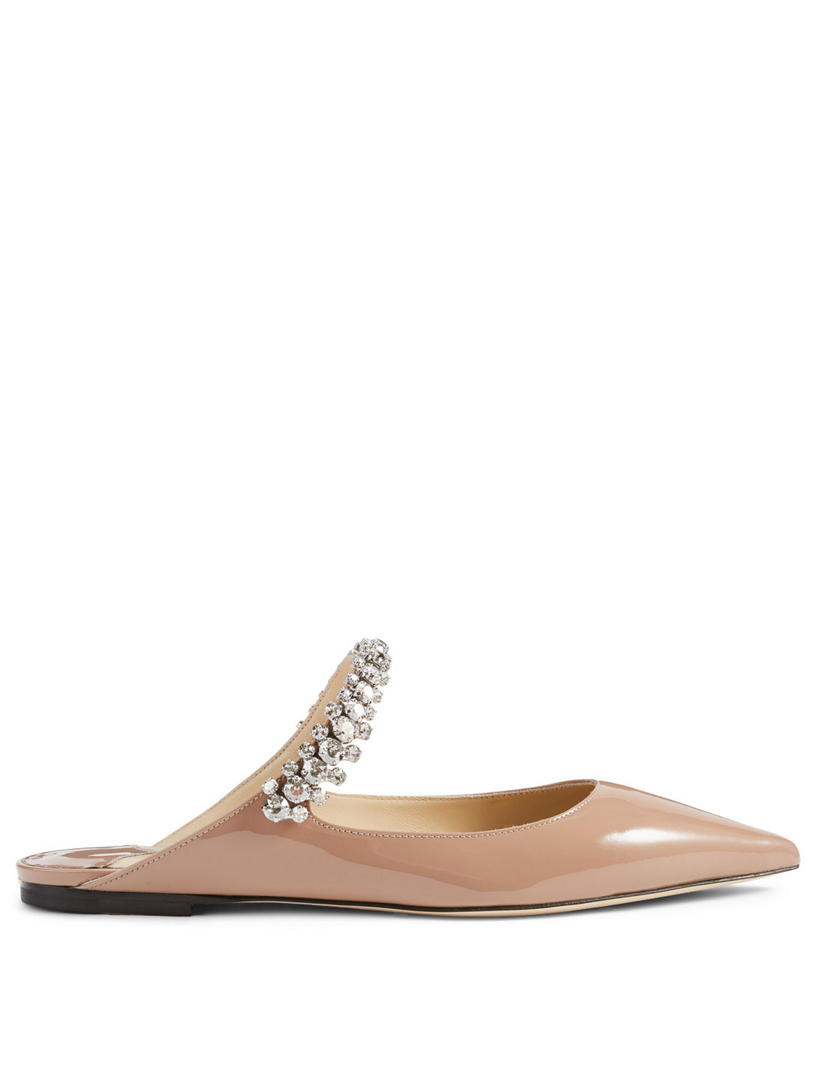 pink mules flat