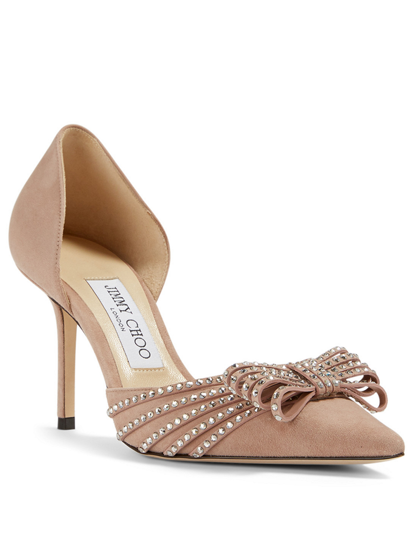 JIMMY CHOO Kaitence 85 Suede D'Orsay Pumps Holt Renfrew Canada