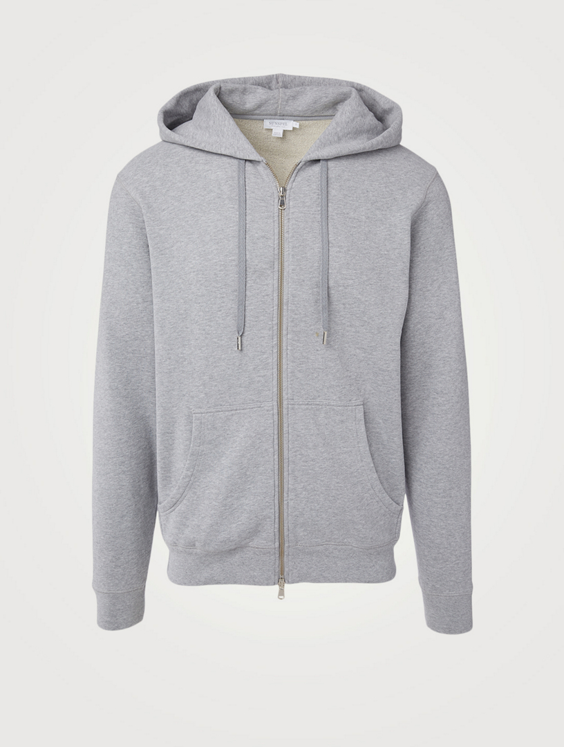 cotton zip hoodie mens