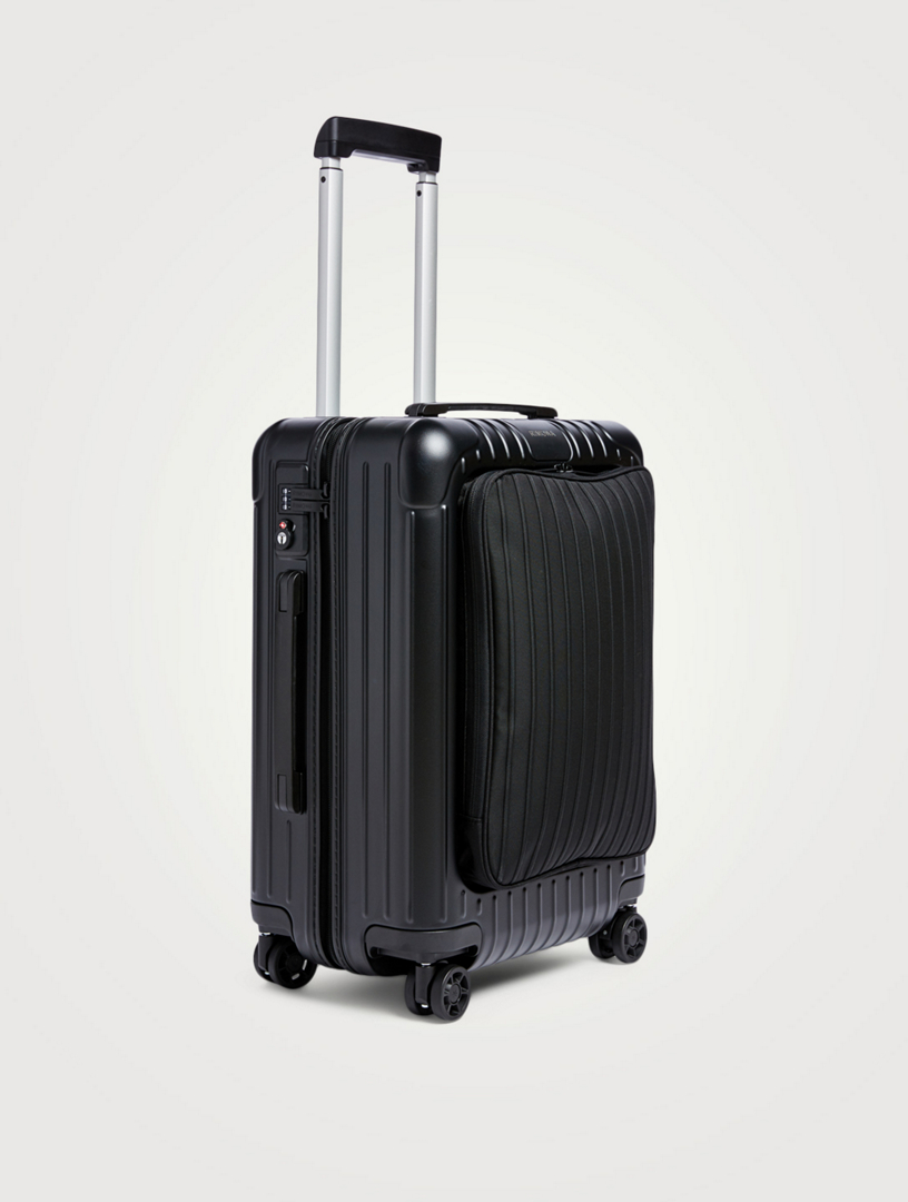 rimowa suitcase with screen