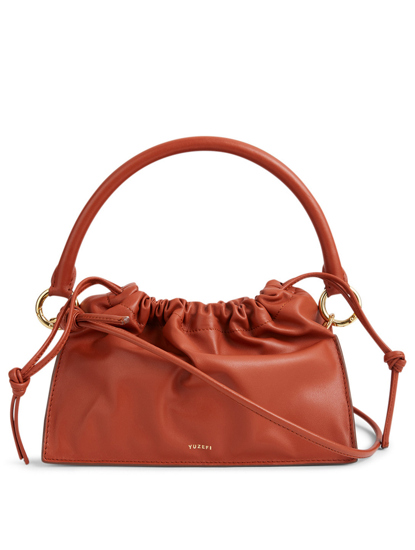 YUZEFI Bom Leather Top Handle Bag | Holt Renfrew Canada