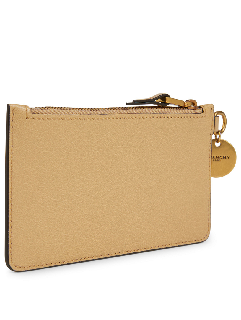 GIVENCHY GV3 Zipped Leather Card Holder Holt Renfrew