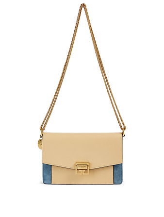 GIVENCHY Mini GV3 Leather And Suede Chain Wallet Bag | Holt Renfrew Canada