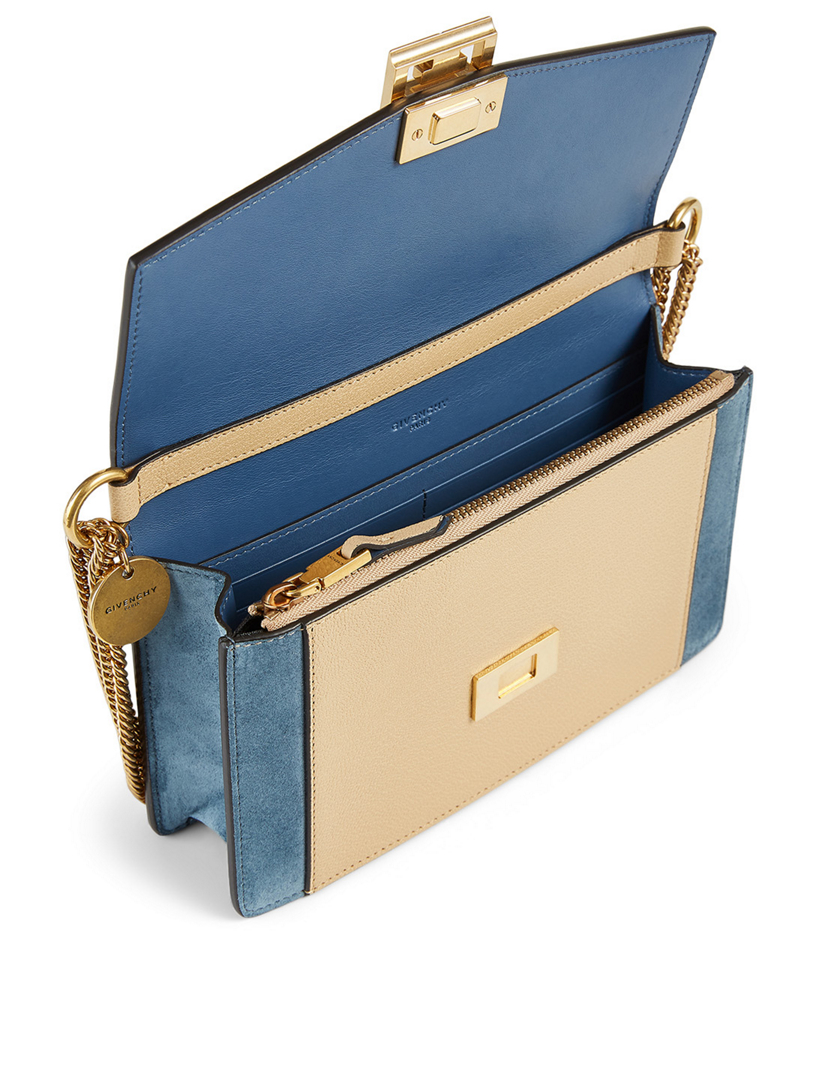 GIVENCHY Mini GV3 Leather And Suede Chain Wallet Bag Holt Renfrew Canada