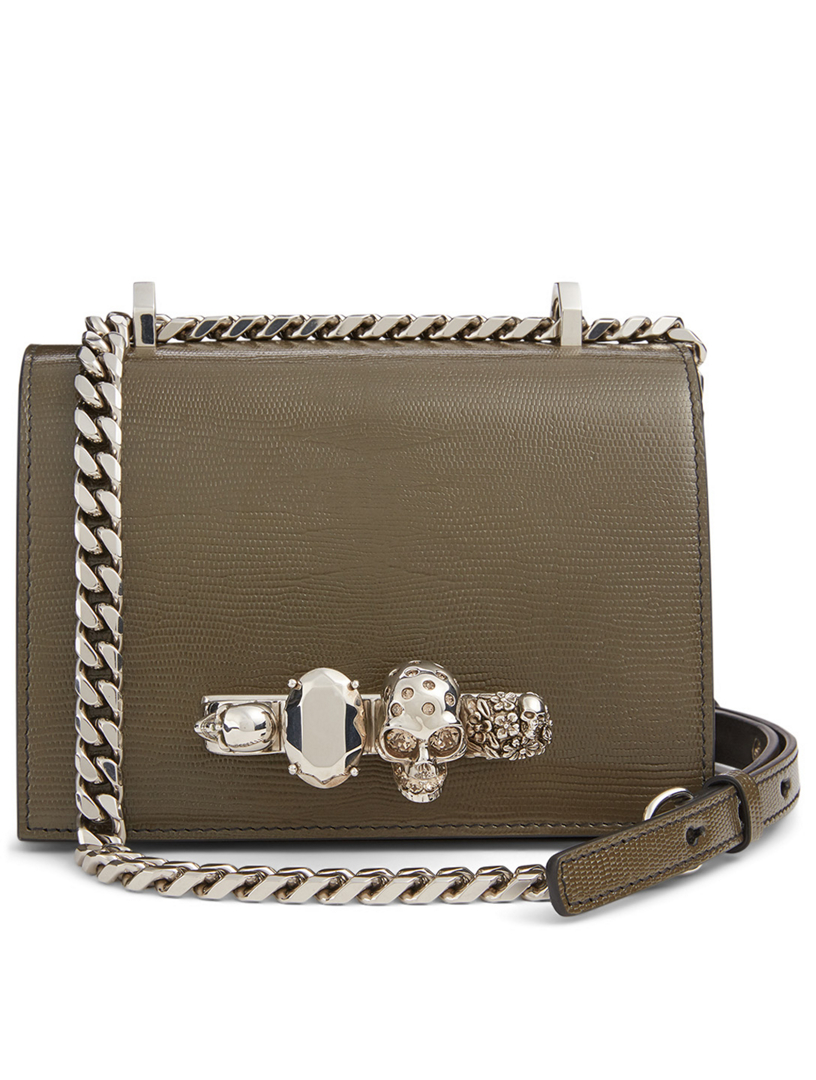 mcqueen jewelled satchel