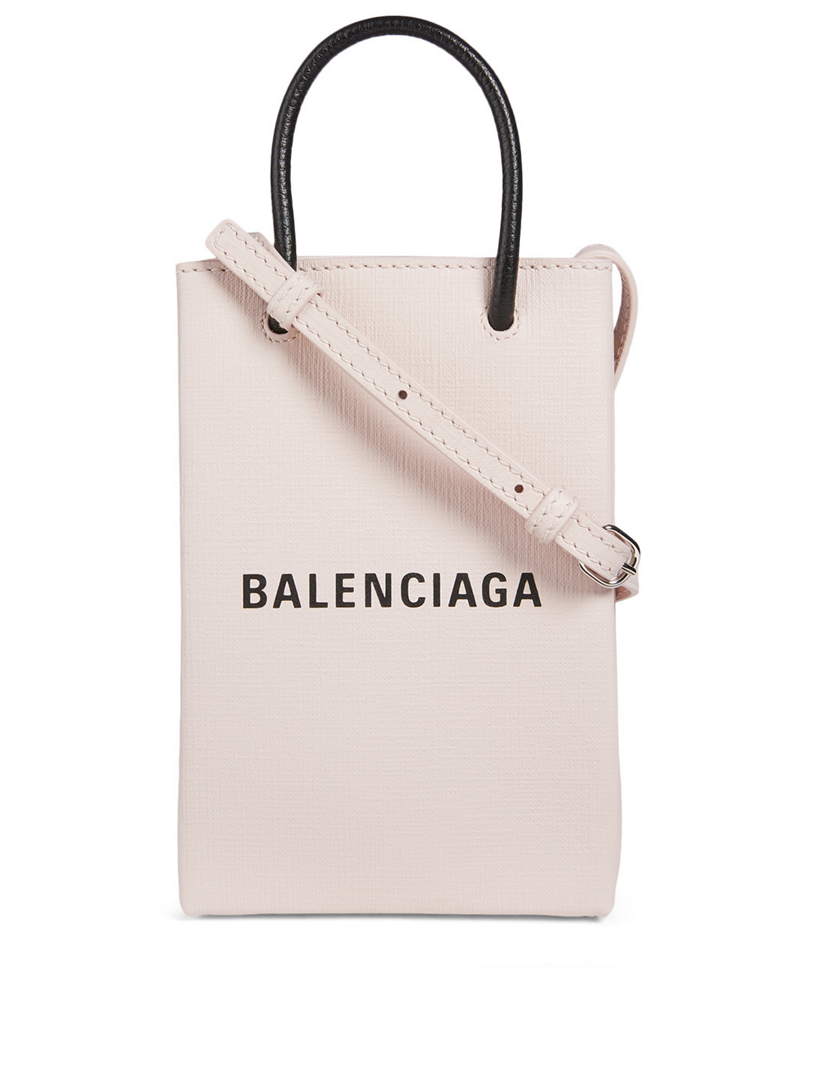 BALENCIAGA Shopping Leather Phone Holder Bag | Holt Renfrew Canada