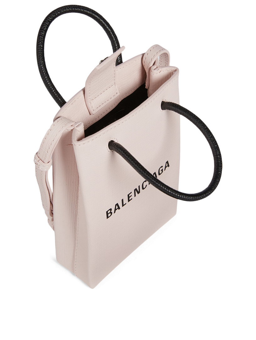 BALENCIAGA Shopping Leather Phone Holder Bag Holt Renfrew Canada