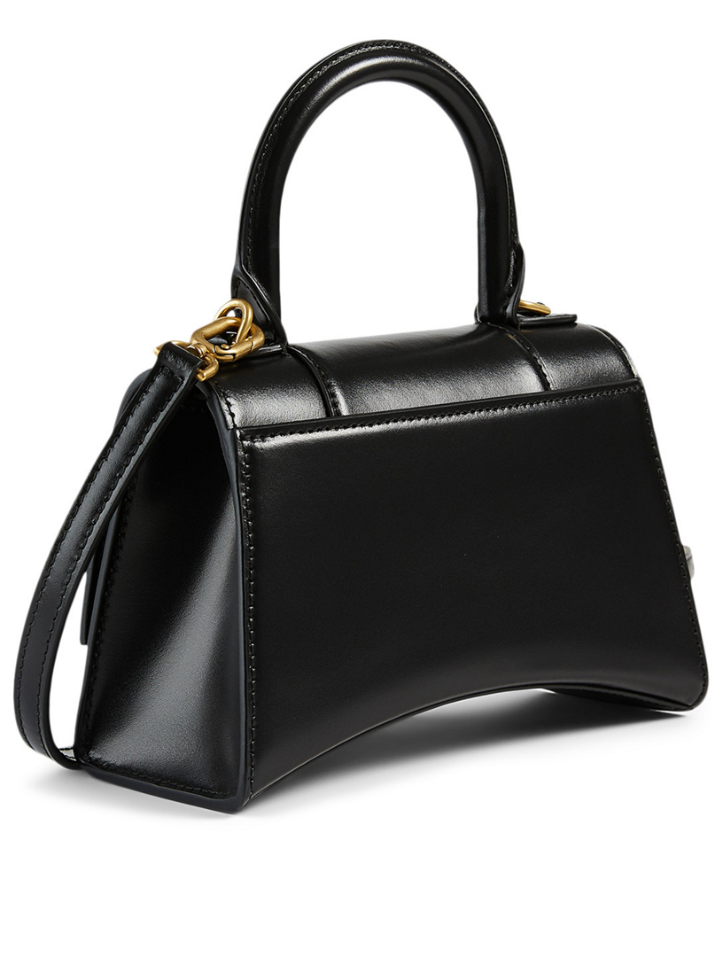 BALENCIAGA Extra Small Hourglass Leather Bag | Holt Renfrew Canada