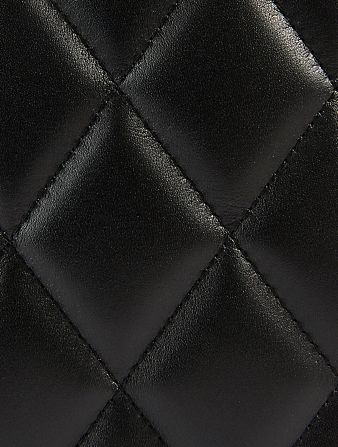 BALENCIAGA Sac B. en cuir, format moyen Femmes Noir