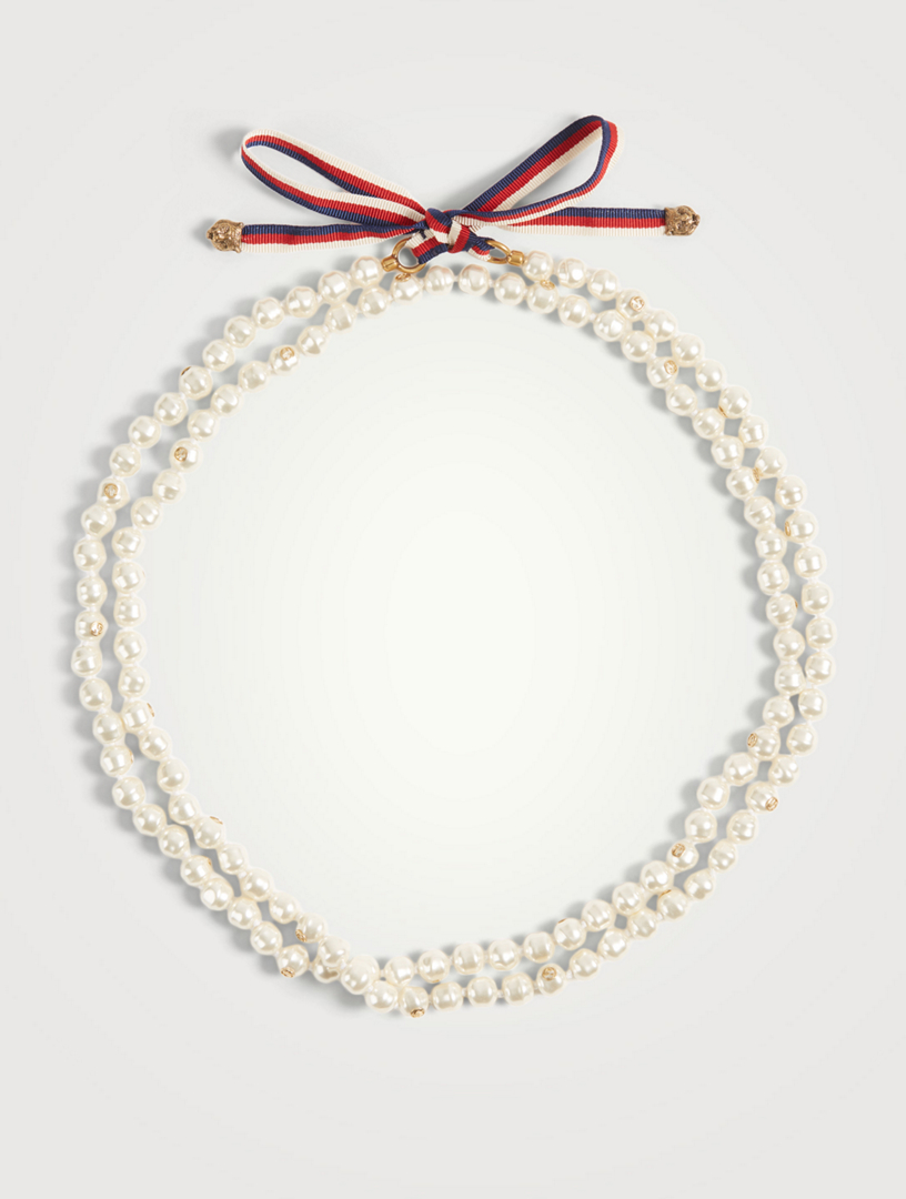 gucci pearl necklace