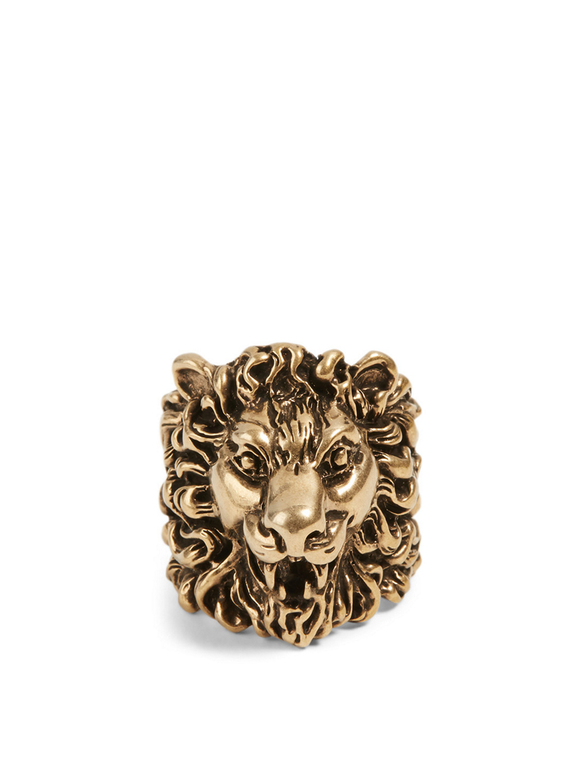 Ufrugtbar filthy dans GUCCI Lion Head Ring | Holt Renfrew Canada