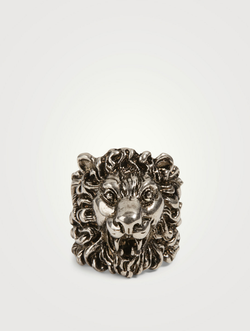 gucci lion ring