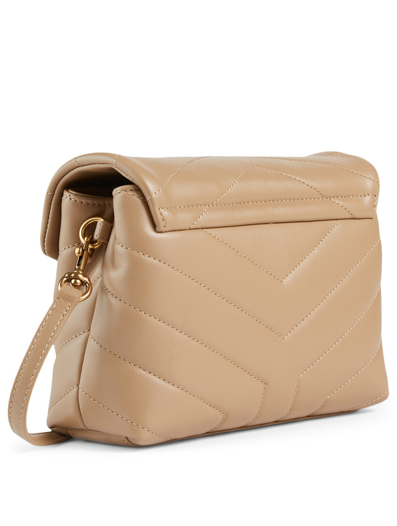 SAINT LAURENT Toy Loulou YSL Monogram Leather Crossbody Bag Holt