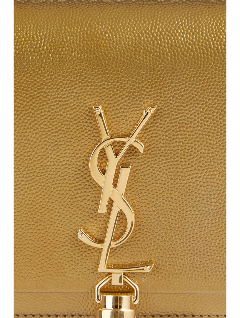 kate ysl monogram leather chain wallet bag