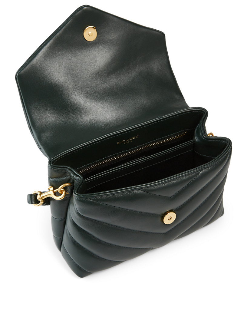SAINT LAURENT Toy Loulou YSL Monogram Leather Crossbody Bag | Holt 
