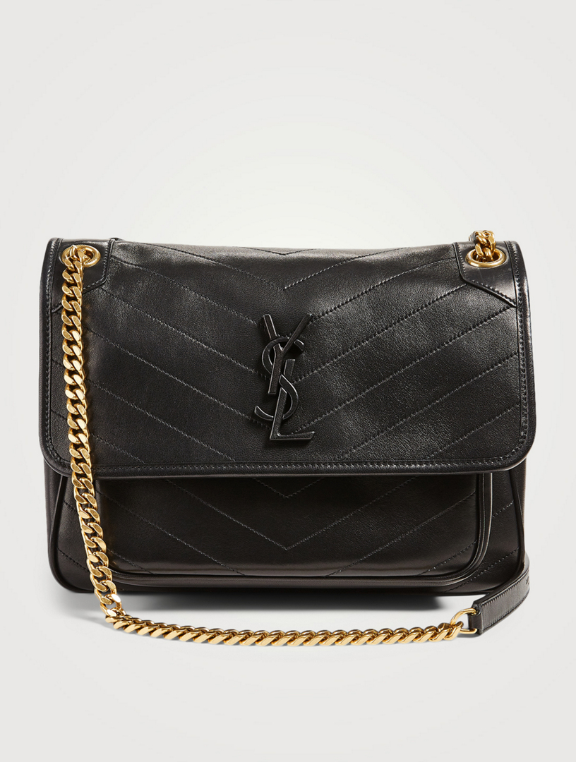SAINT LAURENT Medium Niki YSL Monogram Leather Chain Bag | Holt Renfrew ...