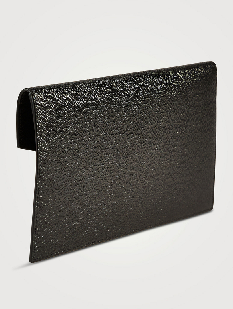 black uptown envelope pouch