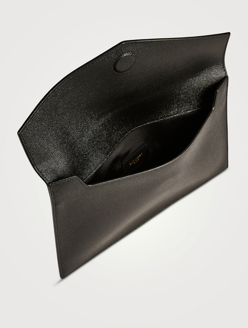 black uptown envelope pouch