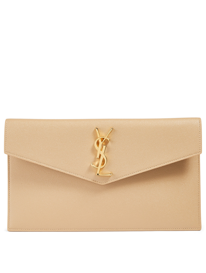 ysl white clutch