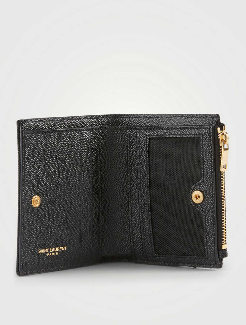 SAINT LAURENT YSL Monogram Leather Zipped Card Holder Holt Renfrew Canada