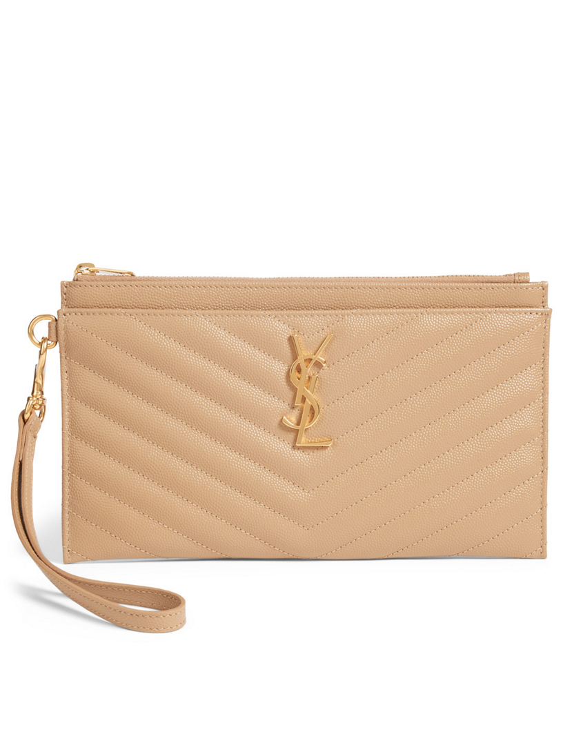 ysl monogram clutch