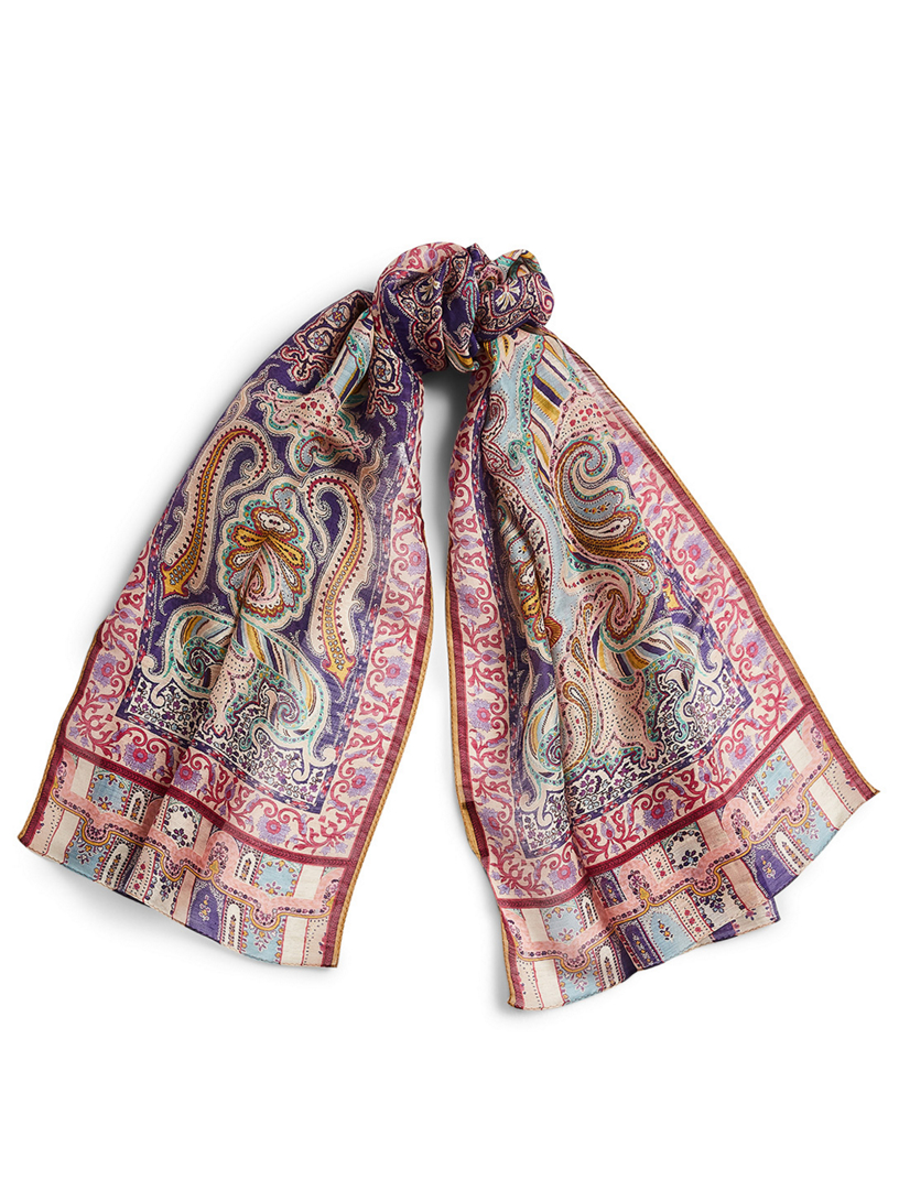 etro linen scarf