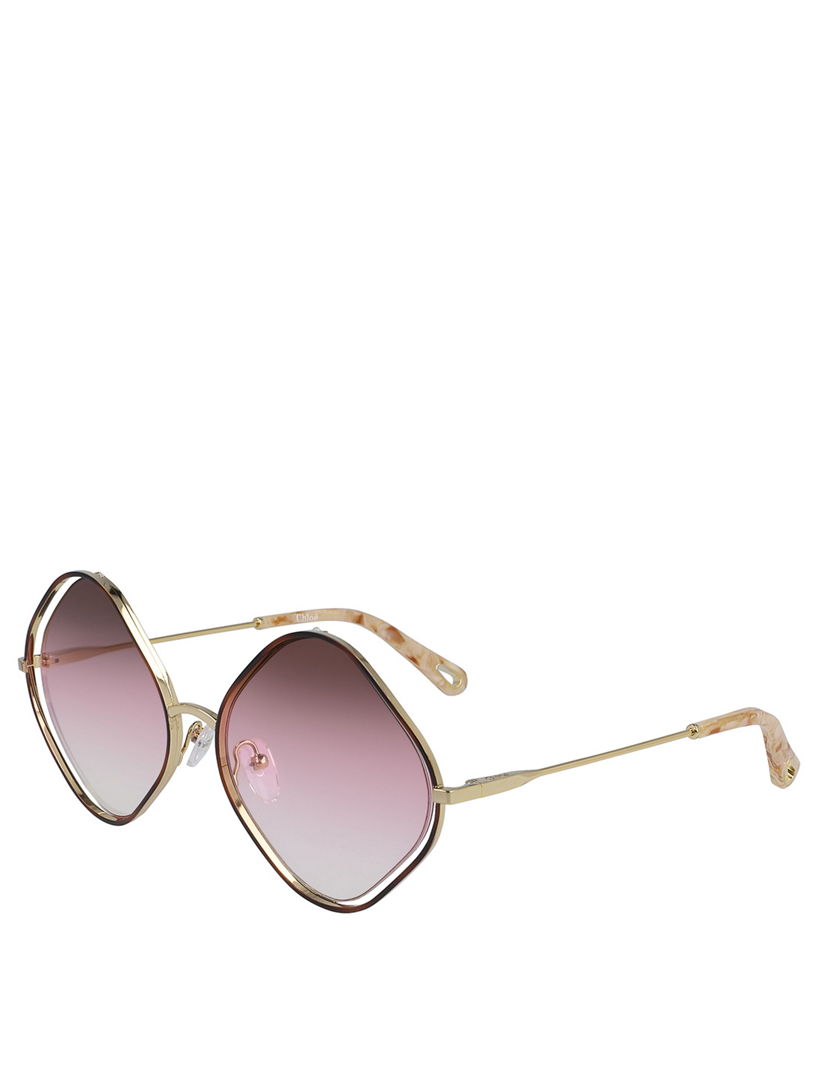 CHLOÉ Poppy Diamond Shape Sunglasses | Holt Renfrew