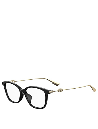 DIOR DiorSightO1F Square Optical Glasses Women's Black